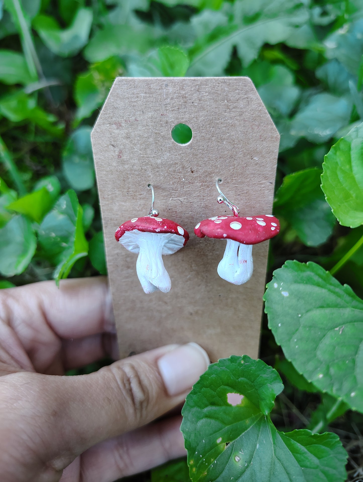 Toadstool Mushroom Earrings
