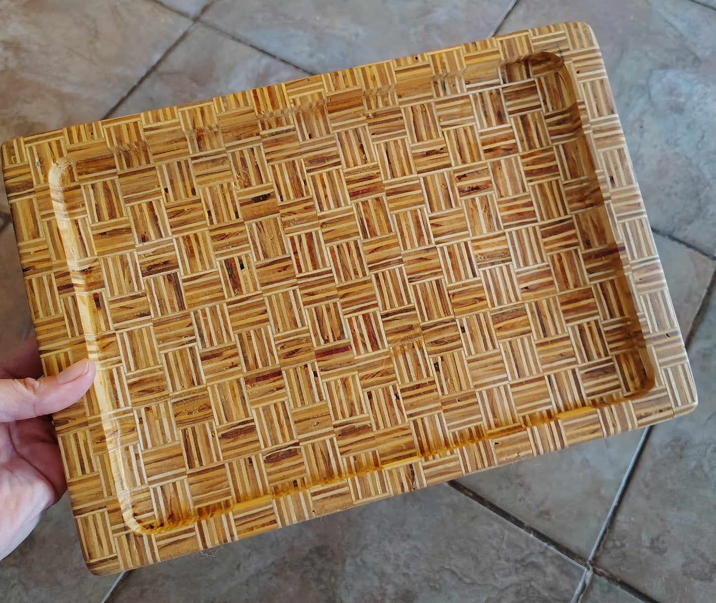 Woven Plywood Rolling Tray