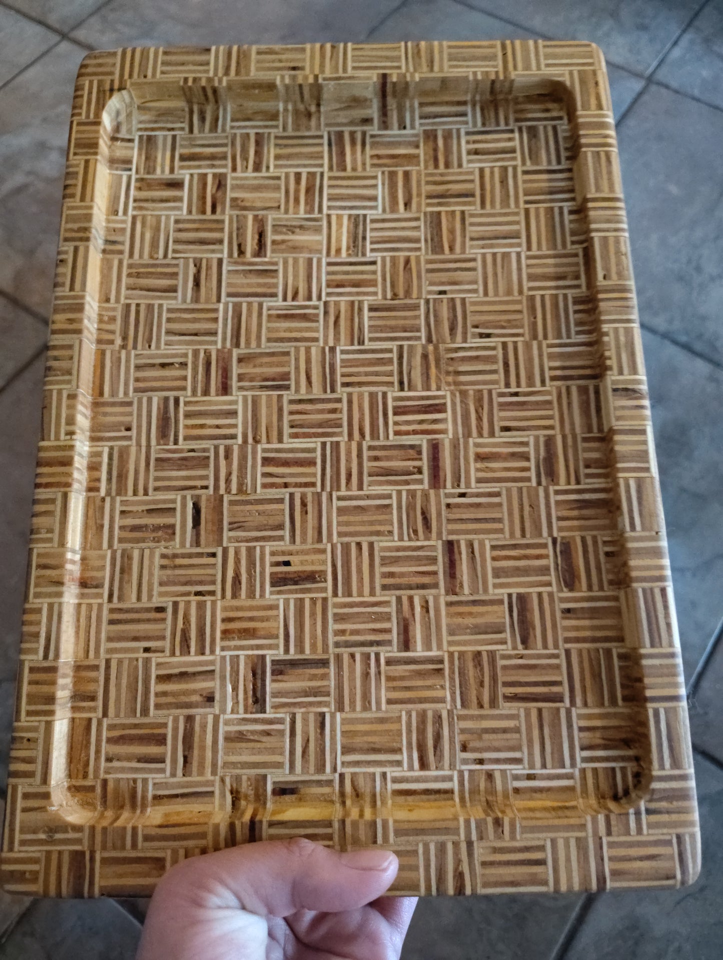 Woven Plywood Rolling Tray