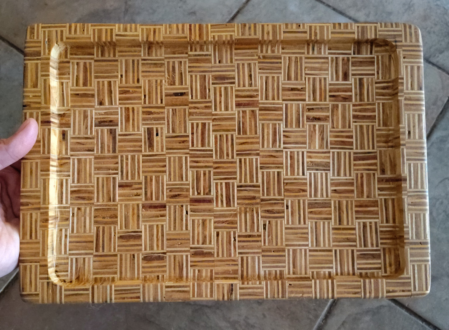 Woven Plywood Rolling Tray